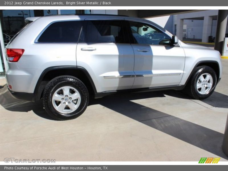 Bright Silver Metallic / Black 2012 Jeep Grand Cherokee Laredo