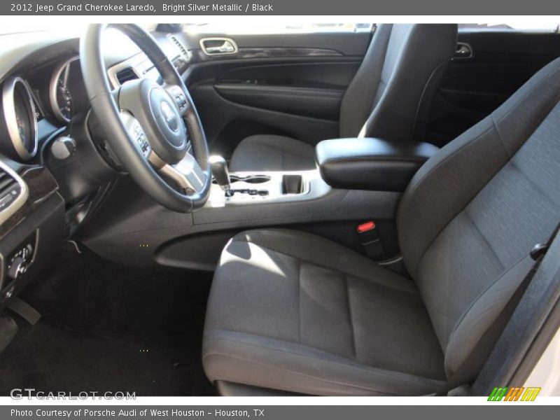 Bright Silver Metallic / Black 2012 Jeep Grand Cherokee Laredo