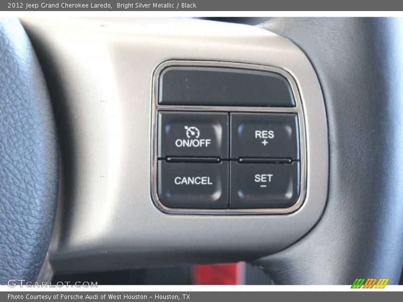Bright Silver Metallic / Black 2012 Jeep Grand Cherokee Laredo
