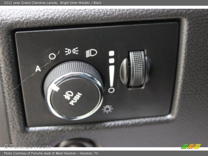 Bright Silver Metallic / Black 2012 Jeep Grand Cherokee Laredo
