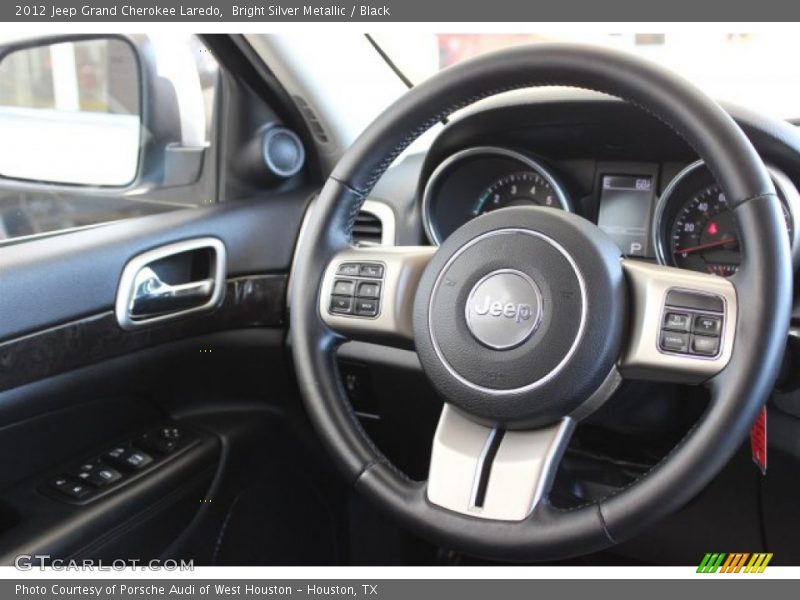 Bright Silver Metallic / Black 2012 Jeep Grand Cherokee Laredo