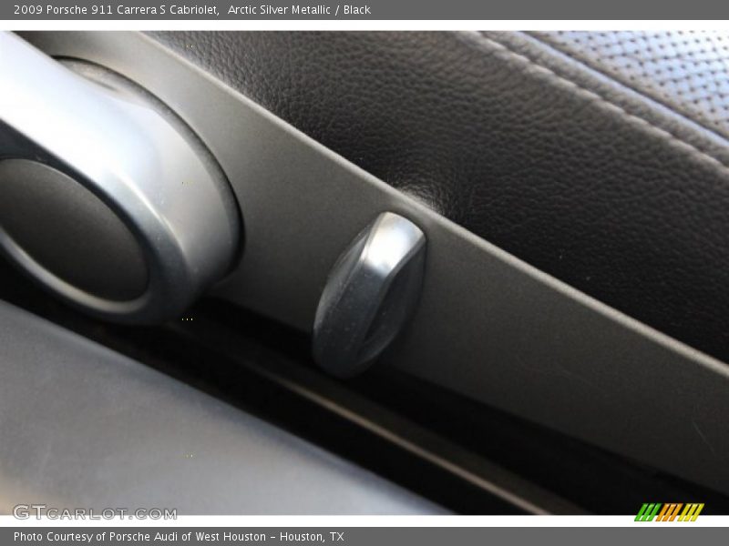 Arctic Silver Metallic / Black 2009 Porsche 911 Carrera S Cabriolet