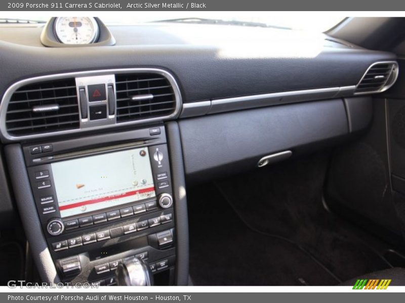 Arctic Silver Metallic / Black 2009 Porsche 911 Carrera S Cabriolet