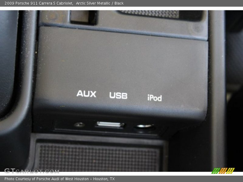 Arctic Silver Metallic / Black 2009 Porsche 911 Carrera S Cabriolet