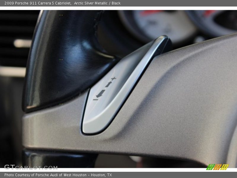 Arctic Silver Metallic / Black 2009 Porsche 911 Carrera S Cabriolet