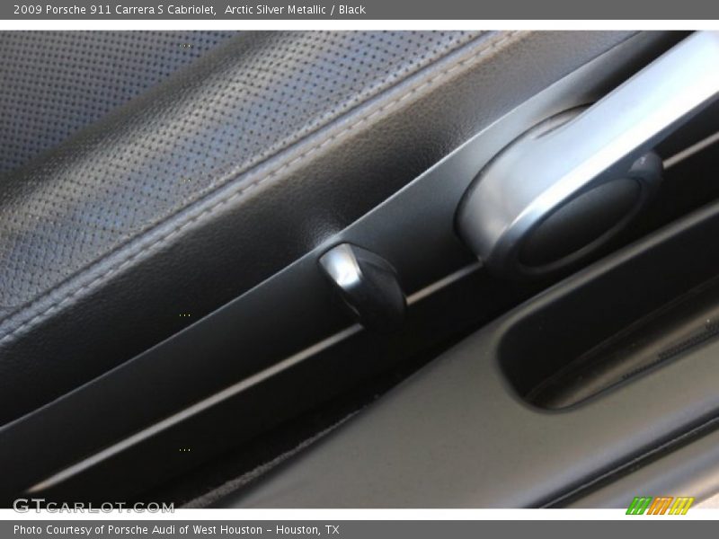 Arctic Silver Metallic / Black 2009 Porsche 911 Carrera S Cabriolet