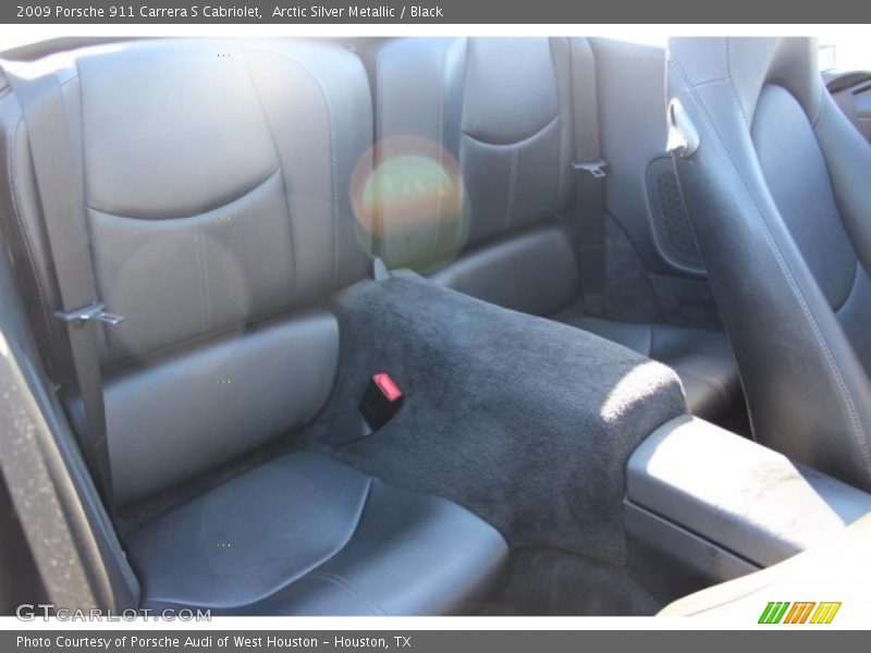 Arctic Silver Metallic / Black 2009 Porsche 911 Carrera S Cabriolet