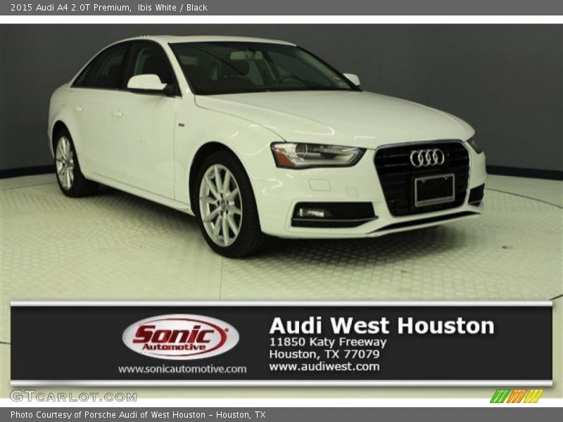 Ibis White / Black 2015 Audi A4 2.0T Premium