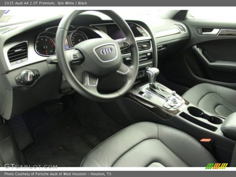 Ibis White / Black 2015 Audi A4 2.0T Premium