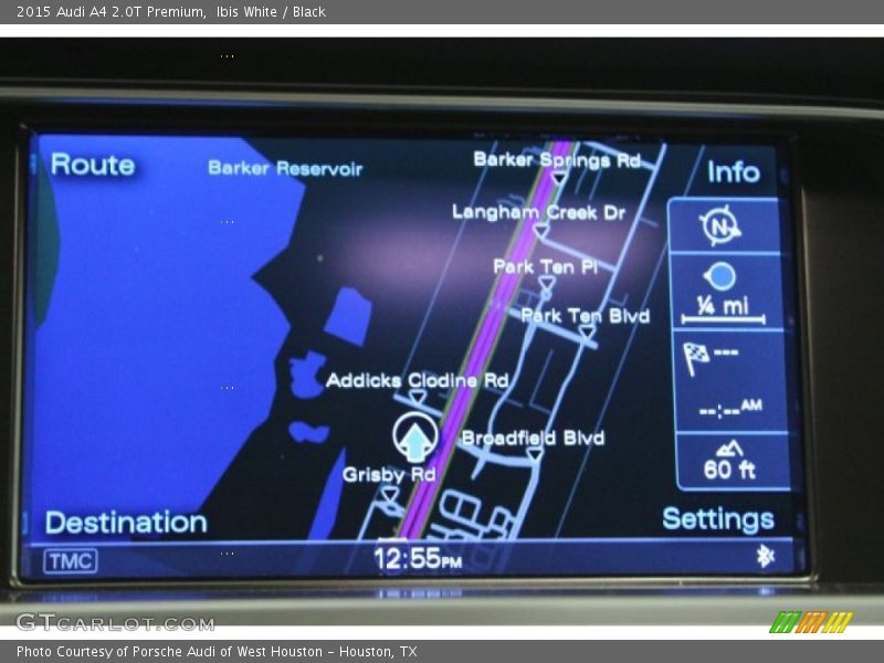 Ibis White / Black 2015 Audi A4 2.0T Premium