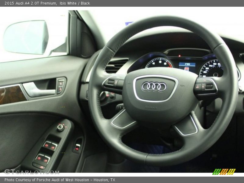 Ibis White / Black 2015 Audi A4 2.0T Premium