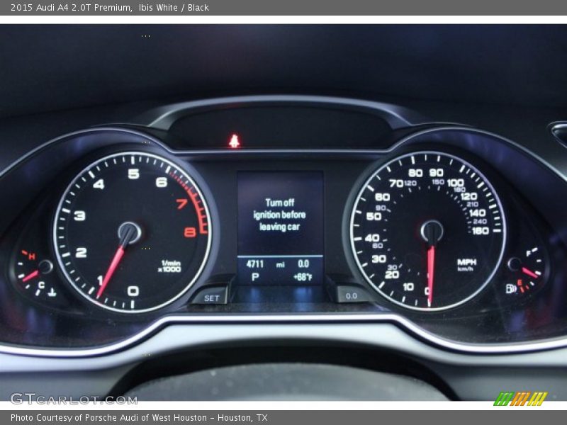 Ibis White / Black 2015 Audi A4 2.0T Premium