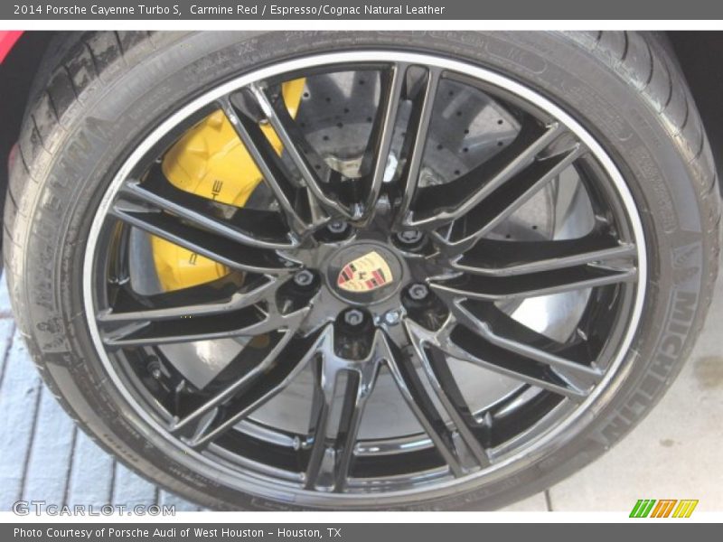 Carmine Red / Espresso/Cognac Natural Leather 2014 Porsche Cayenne Turbo S