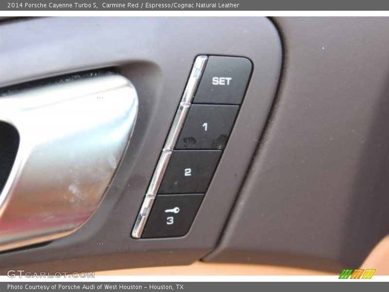 Carmine Red / Espresso/Cognac Natural Leather 2014 Porsche Cayenne Turbo S