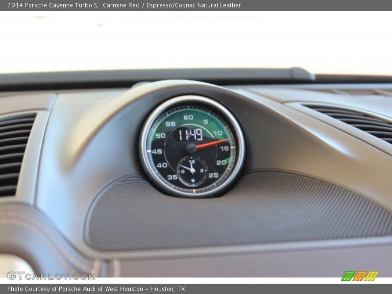 Carmine Red / Espresso/Cognac Natural Leather 2014 Porsche Cayenne Turbo S