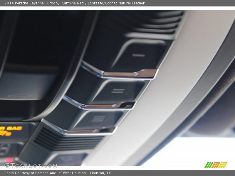 Carmine Red / Espresso/Cognac Natural Leather 2014 Porsche Cayenne Turbo S