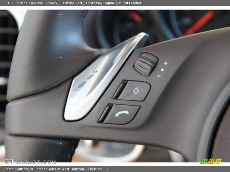 Carmine Red / Espresso/Cognac Natural Leather 2014 Porsche Cayenne Turbo S