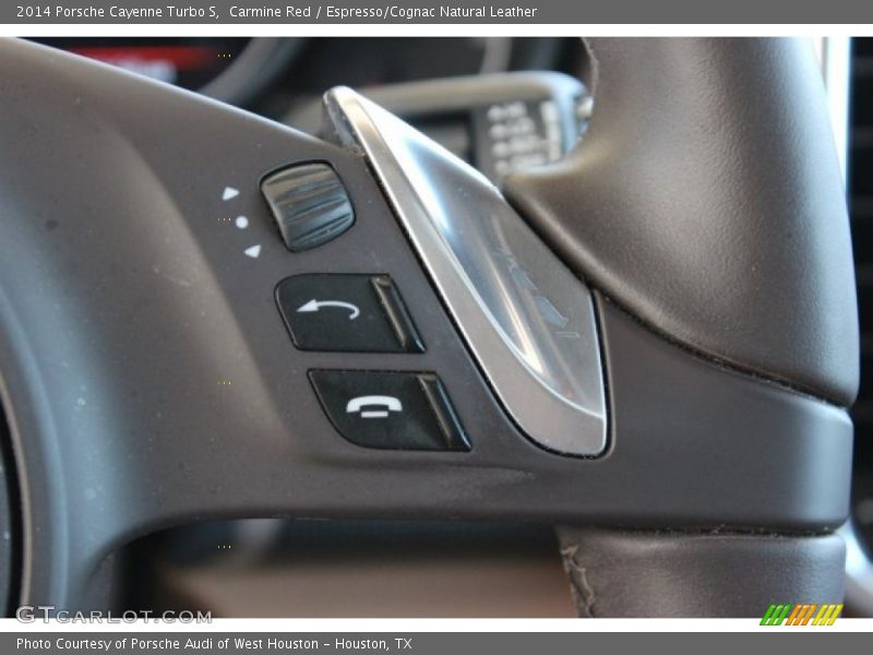 Carmine Red / Espresso/Cognac Natural Leather 2014 Porsche Cayenne Turbo S