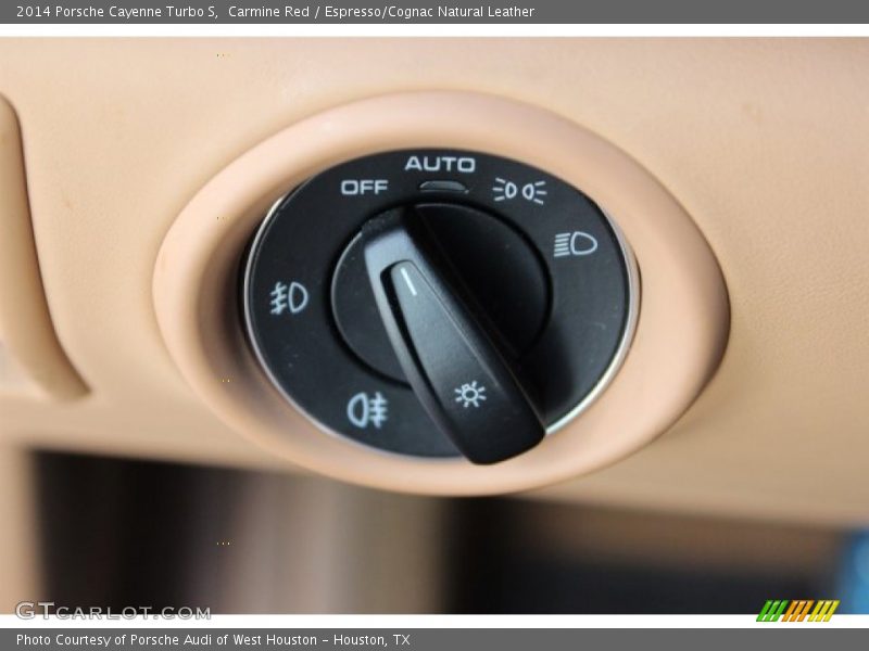 Carmine Red / Espresso/Cognac Natural Leather 2014 Porsche Cayenne Turbo S