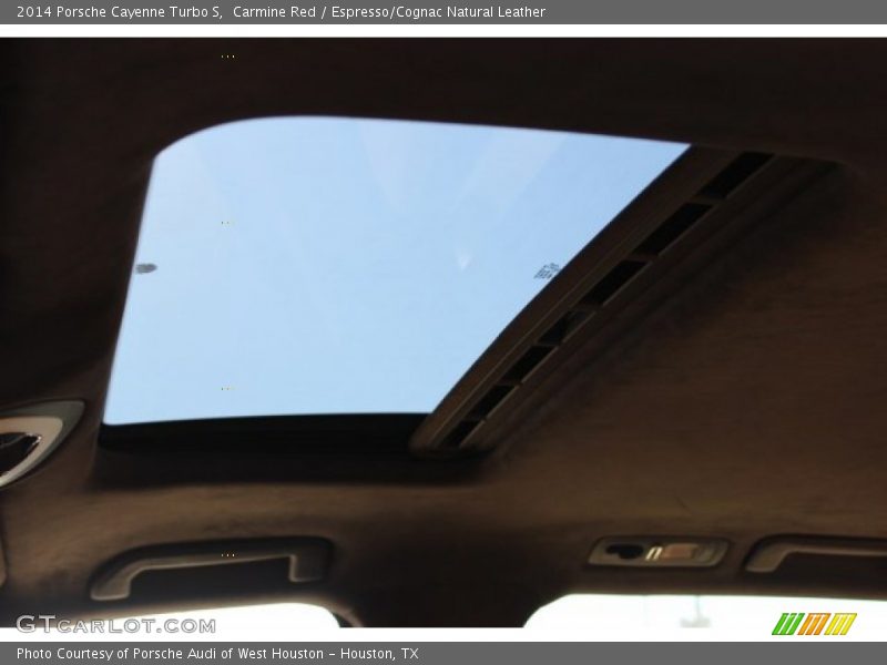 Carmine Red / Espresso/Cognac Natural Leather 2014 Porsche Cayenne Turbo S