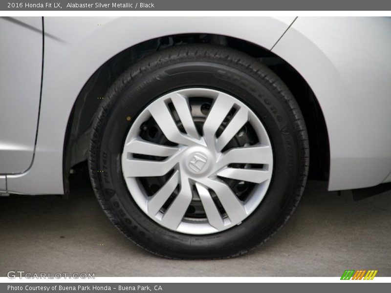 Alabaster Silver Metallic / Black 2016 Honda Fit LX