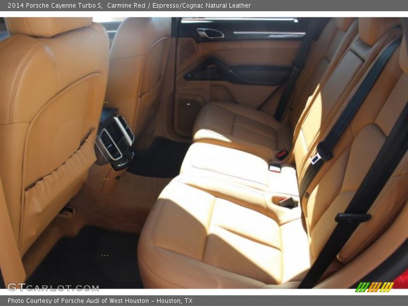 Carmine Red / Espresso/Cognac Natural Leather 2014 Porsche Cayenne Turbo S