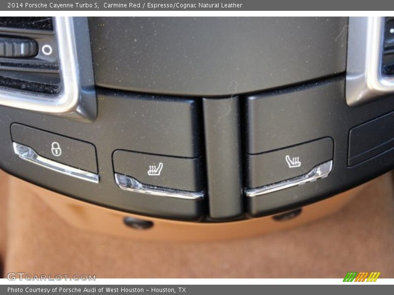 Carmine Red / Espresso/Cognac Natural Leather 2014 Porsche Cayenne Turbo S