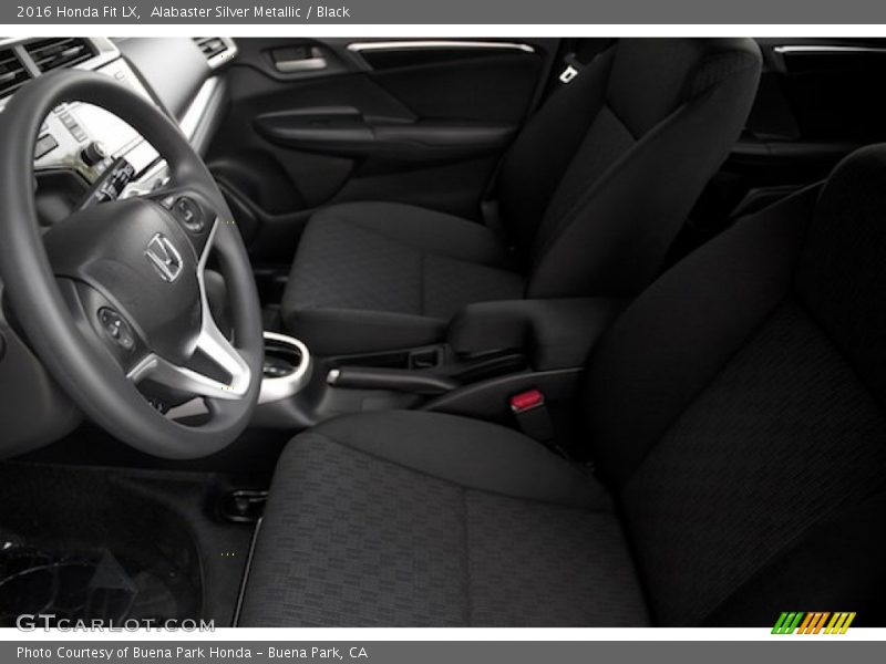 Alabaster Silver Metallic / Black 2016 Honda Fit LX