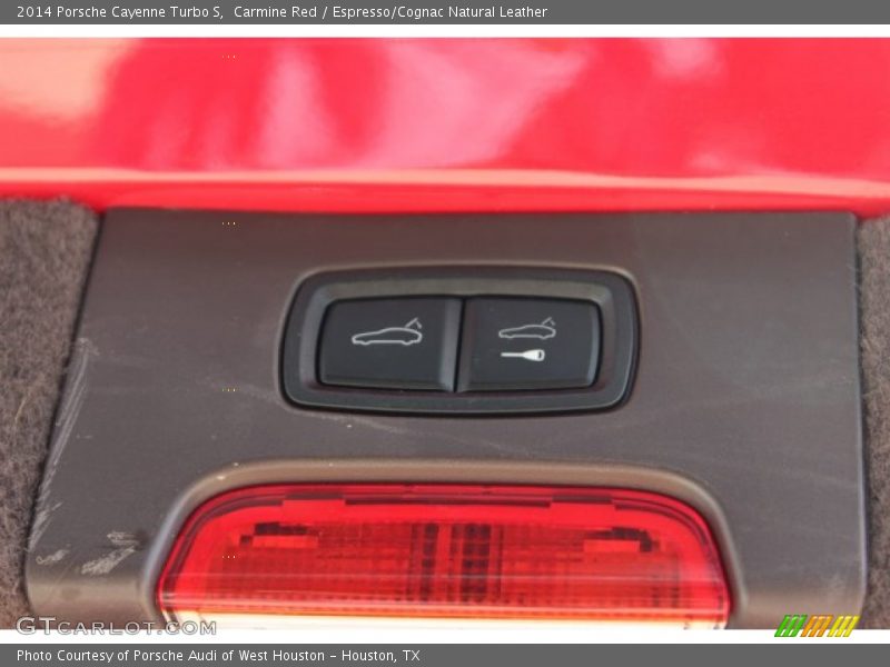 Carmine Red / Espresso/Cognac Natural Leather 2014 Porsche Cayenne Turbo S