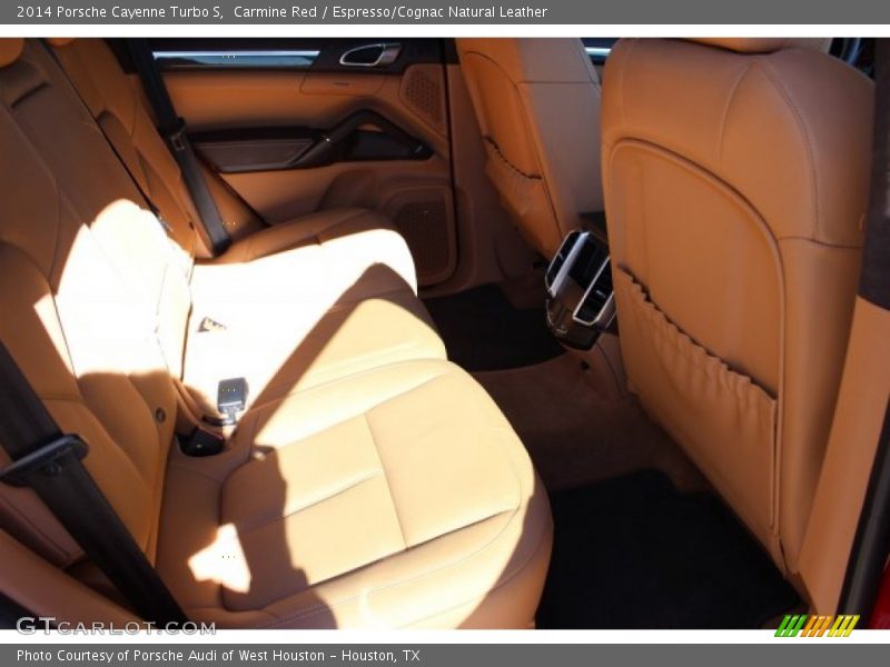 Carmine Red / Espresso/Cognac Natural Leather 2014 Porsche Cayenne Turbo S