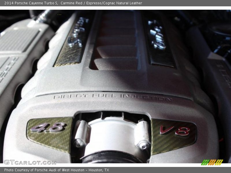 Carmine Red / Espresso/Cognac Natural Leather 2014 Porsche Cayenne Turbo S
