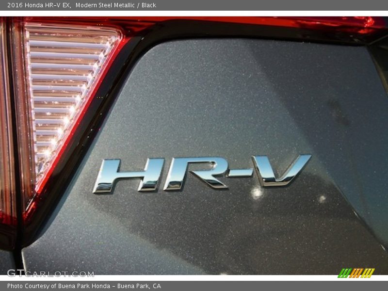 Modern Steel Metallic / Black 2016 Honda HR-V EX