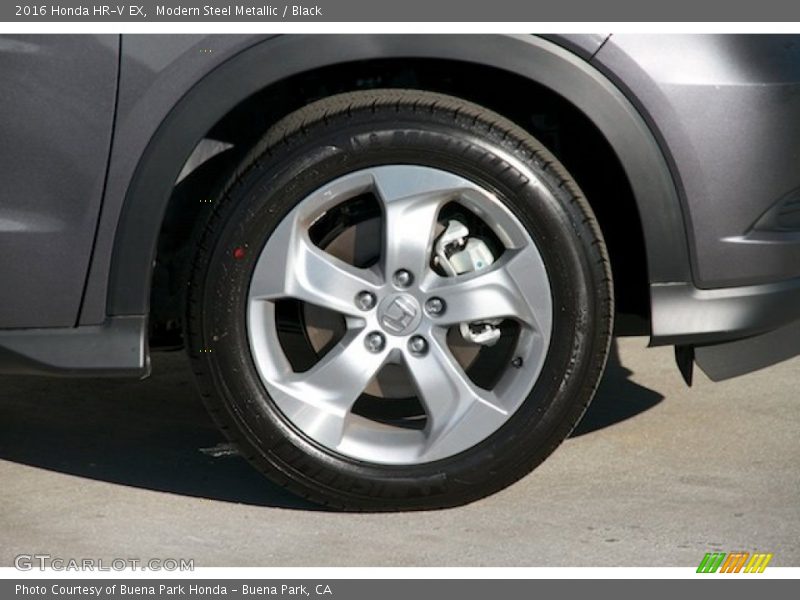 Modern Steel Metallic / Black 2016 Honda HR-V EX