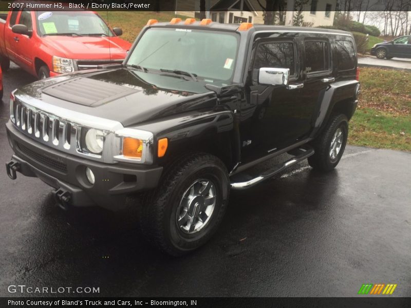 Black / Ebony Black/Pewter 2007 Hummer H3