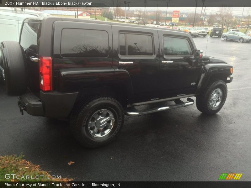 Black / Ebony Black/Pewter 2007 Hummer H3