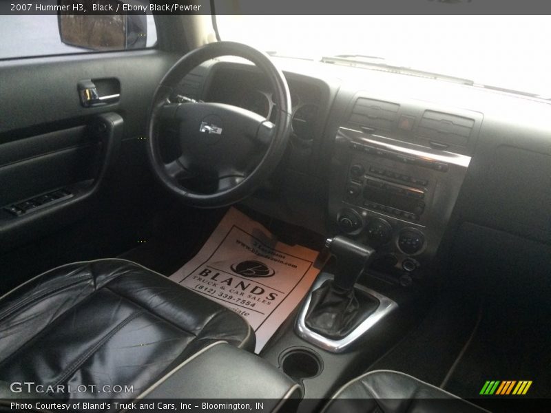 Black / Ebony Black/Pewter 2007 Hummer H3