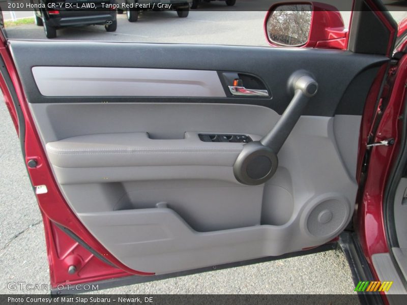 Tango Red Pearl / Gray 2010 Honda CR-V EX-L AWD