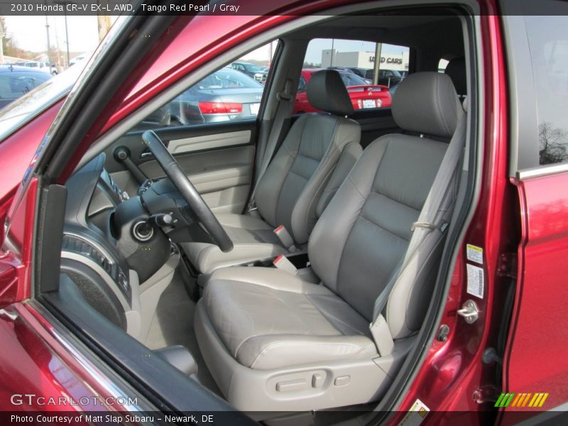Tango Red Pearl / Gray 2010 Honda CR-V EX-L AWD