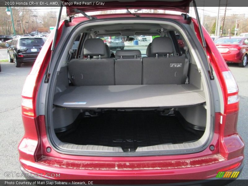 Tango Red Pearl / Gray 2010 Honda CR-V EX-L AWD