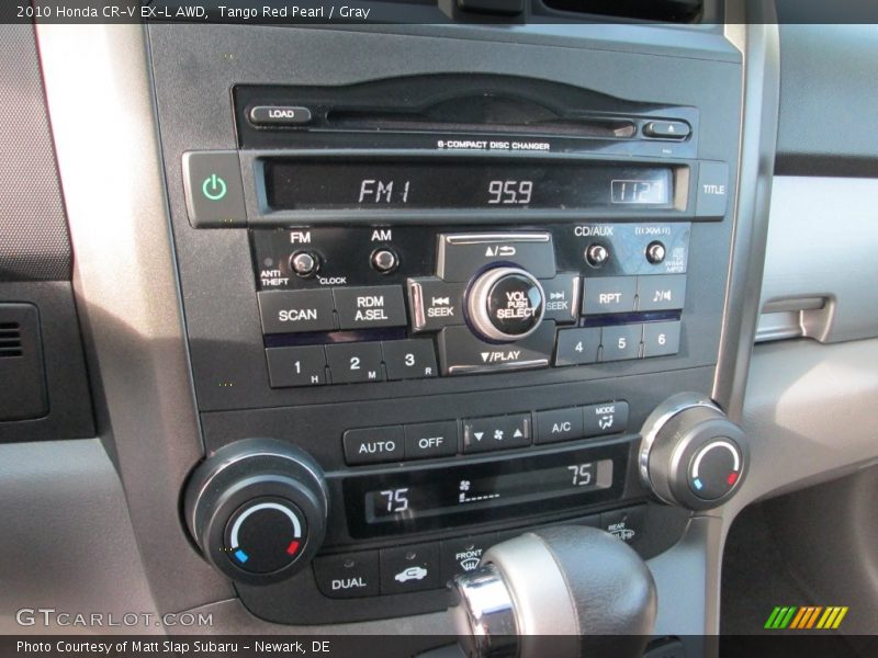 Tango Red Pearl / Gray 2010 Honda CR-V EX-L AWD