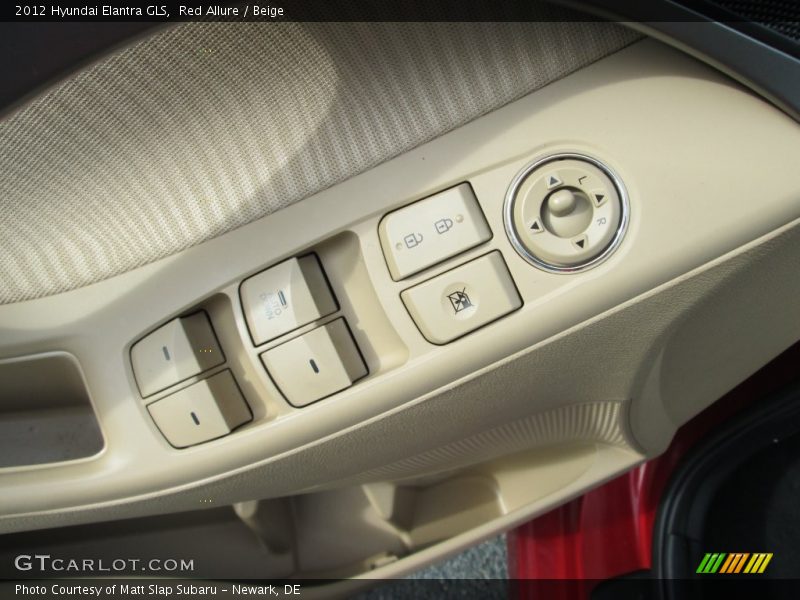 Red Allure / Beige 2012 Hyundai Elantra GLS