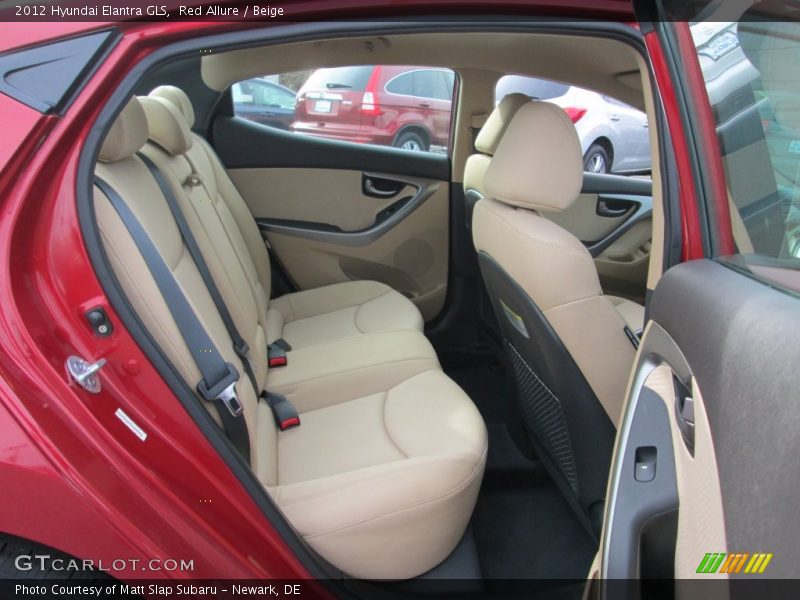 Red Allure / Beige 2012 Hyundai Elantra GLS
