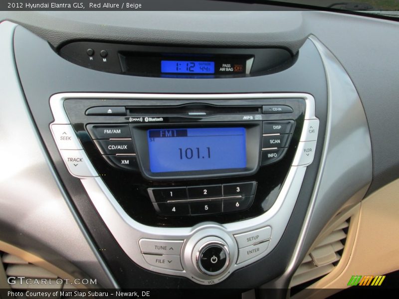 Red Allure / Beige 2012 Hyundai Elantra GLS