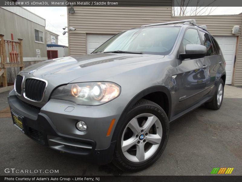Mineral Green Metallic / Saddle Brown 2010 BMW X5 xDrive30i