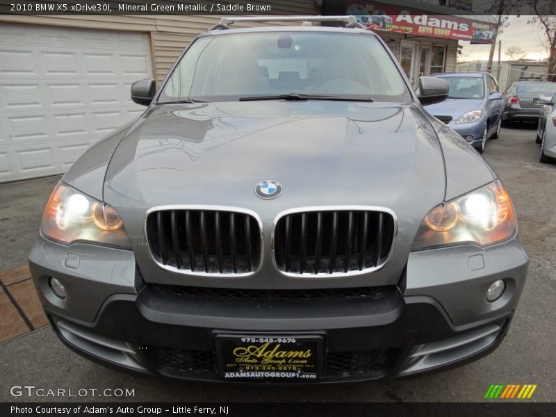 Mineral Green Metallic / Saddle Brown 2010 BMW X5 xDrive30i