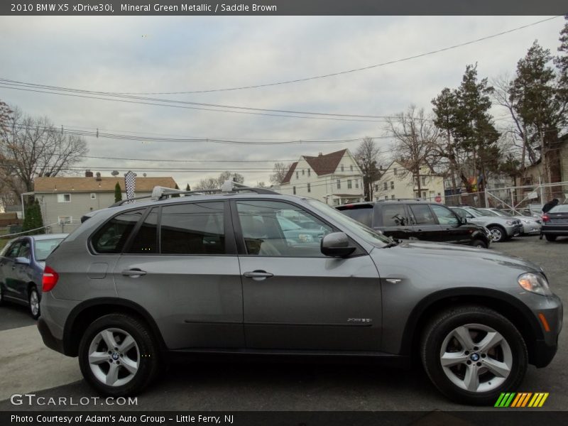 Mineral Green Metallic / Saddle Brown 2010 BMW X5 xDrive30i