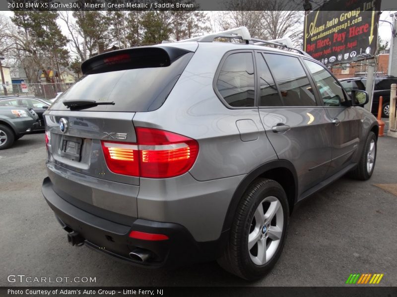 Mineral Green Metallic / Saddle Brown 2010 BMW X5 xDrive30i