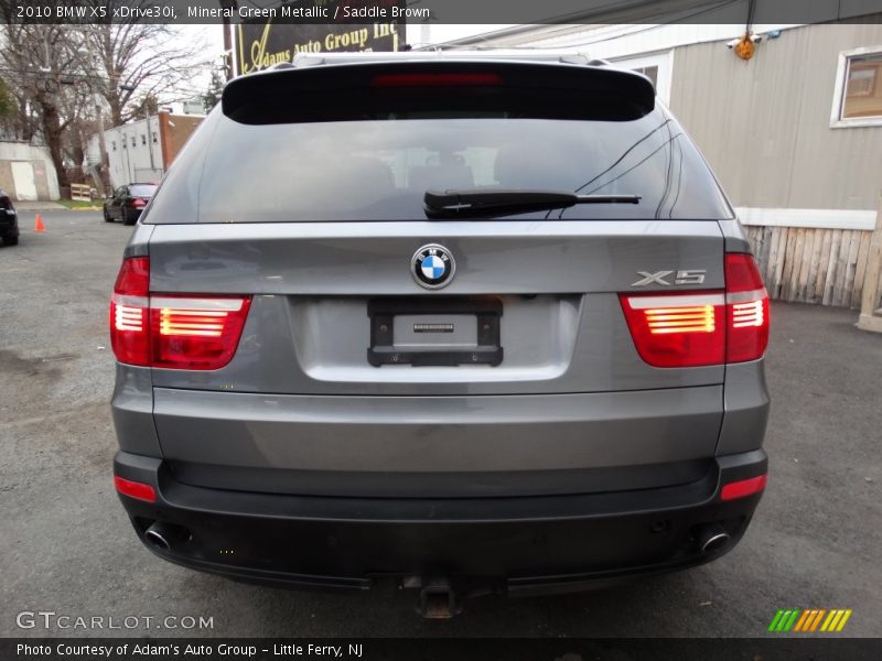 Mineral Green Metallic / Saddle Brown 2010 BMW X5 xDrive30i