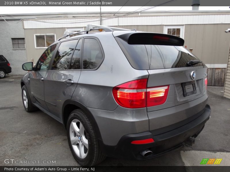Mineral Green Metallic / Saddle Brown 2010 BMW X5 xDrive30i