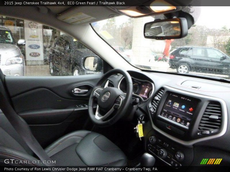 ECO Green Pearl / Trailhawk Black 2015 Jeep Cherokee Trailhawk 4x4